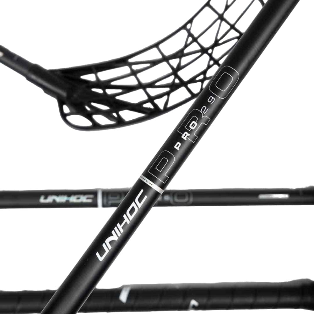 Unihoc EVOLITE PRO 29 Innebandykølle Slim Edt 96cm Right Sort