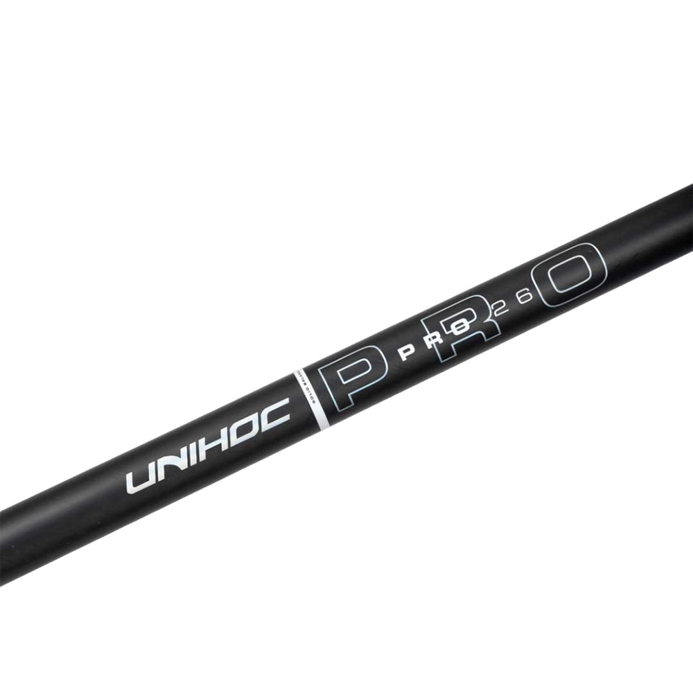 Unihoc EVOLITE PRO 26 Innebandykølle Oval Edt 100cm Left Sort