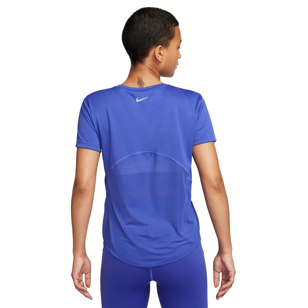 Nike Dri-Fit Miler Kortermet Trøye Dame Blå