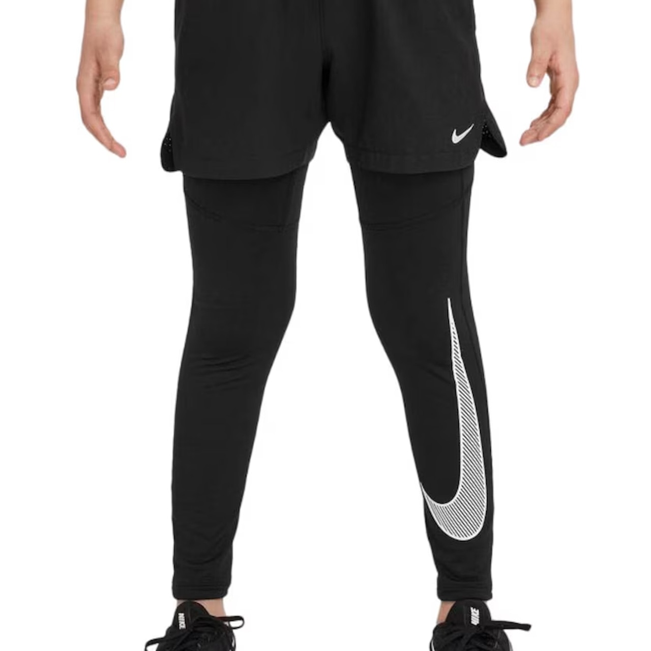 Nike Pro Dri-FIT Tights Warm Barn Sort 