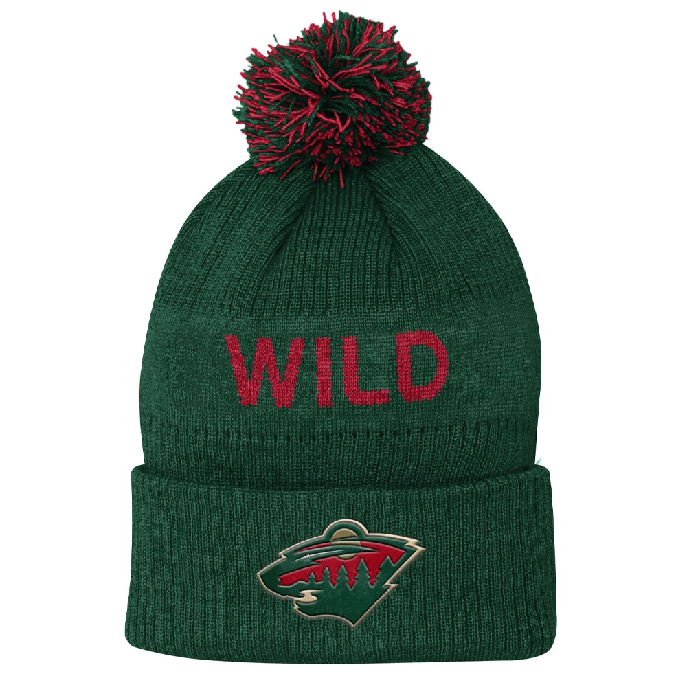 Fanatics NHL Cuffed Knit Pom Lue Barn Minnesota Wild