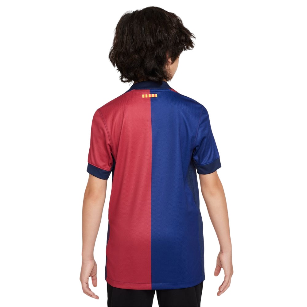 Nike FC Barcelona Fotballdrakt 24/25 Barn Hjemme (Sponsorløs)