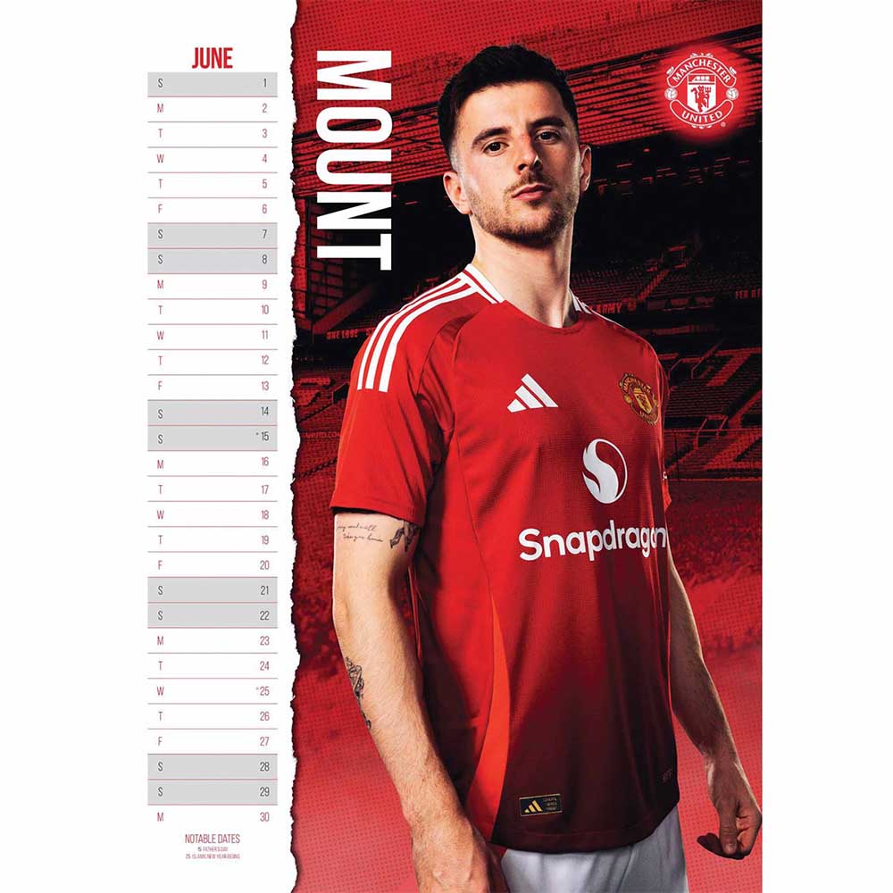 Official Product Manchester United Kalender 2025