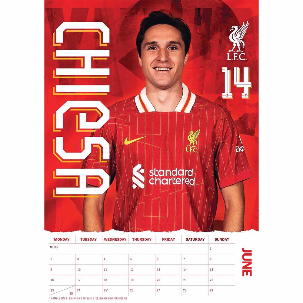 Official Product Liverpool FC Kalender 2025