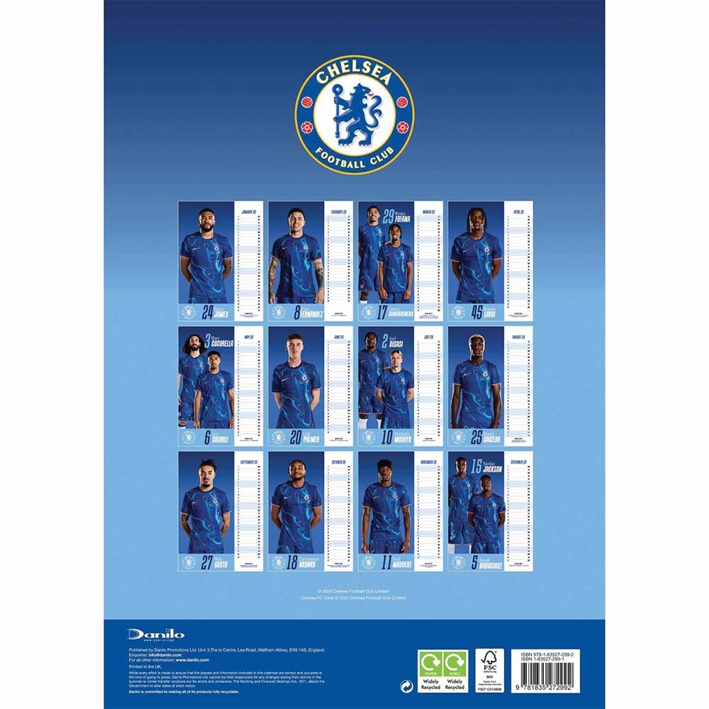 Official Product Chelsea Kalender 2025