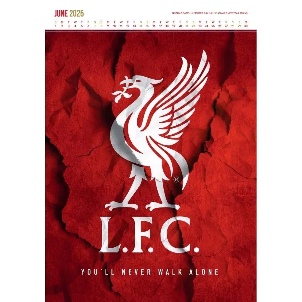 Official Product Liverpool FC Kalender 2025 Deluxe 