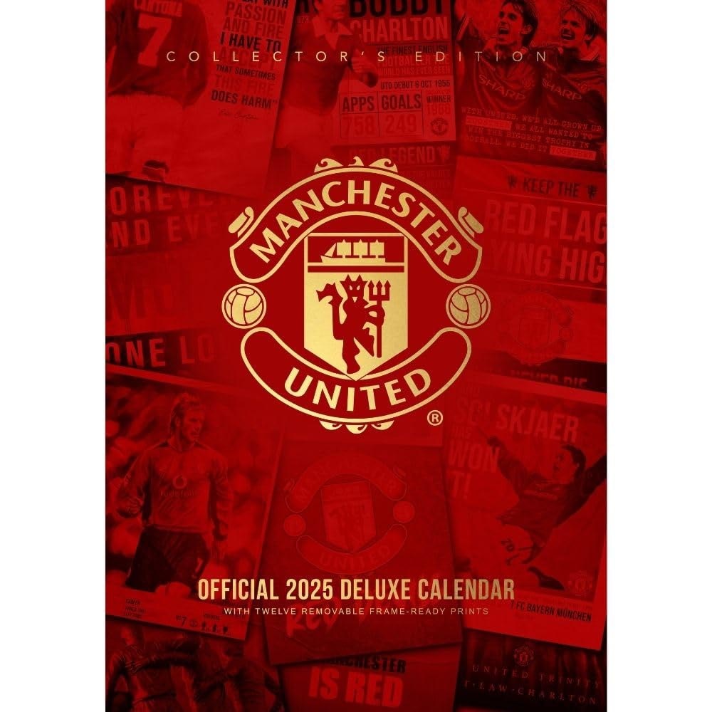 Official Product Manchester United Kalender 2025 Deluxe 