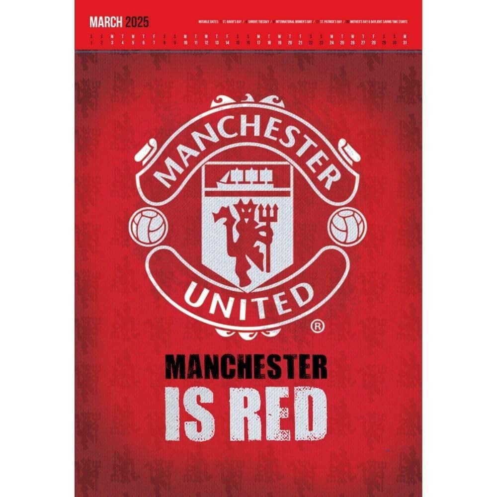 Official Product Manchester United Kalender 2025 Deluxe 