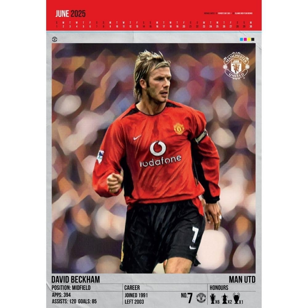 Official Product Manchester United Kalender 2025 Deluxe 