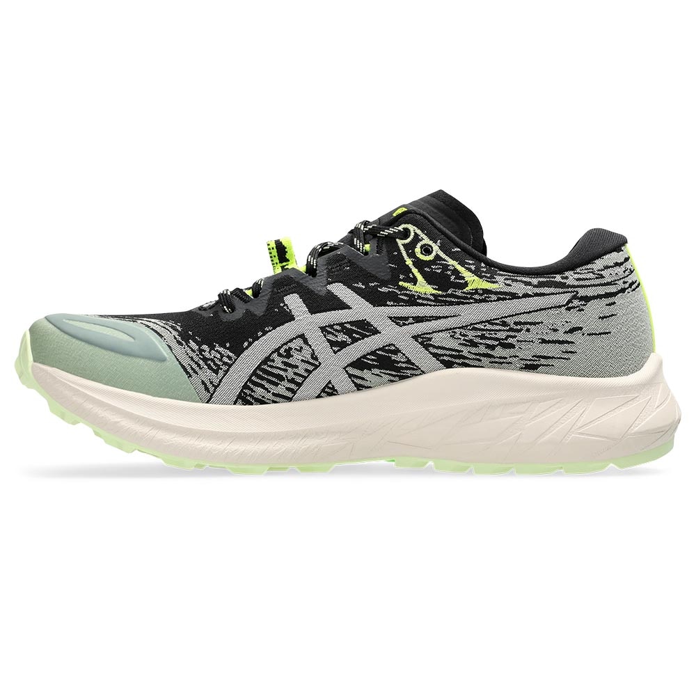 Asics FujiLite 5 Joggesko Dame Sort/Grønn