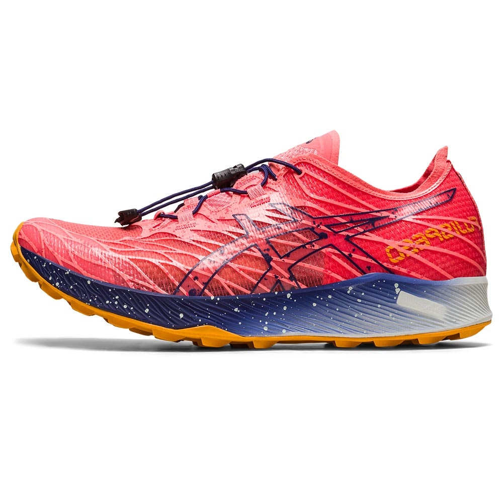 Asics FujiSpeed Joggesko Dame Rød/Blå