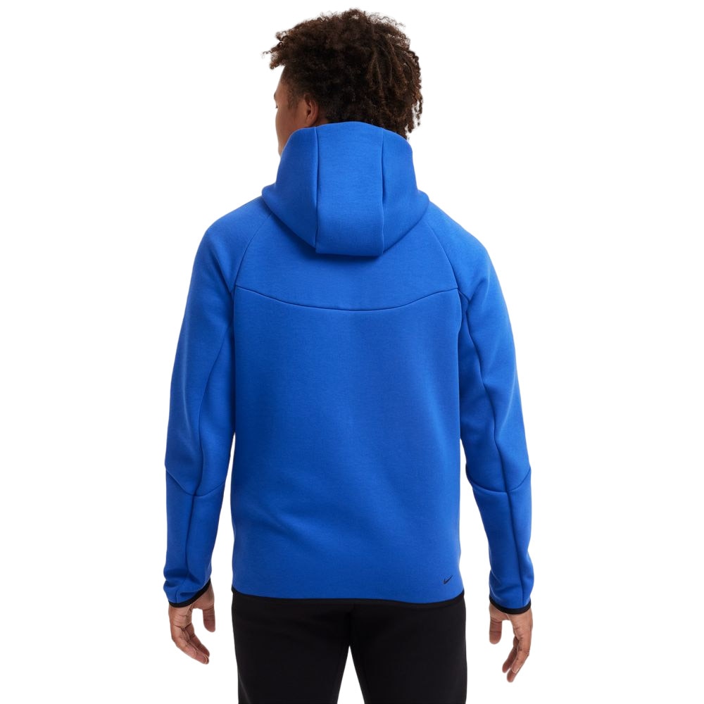 Nike NSW Tech Fleece Full-Zip Windrunner Hettegenser Blå/Sort