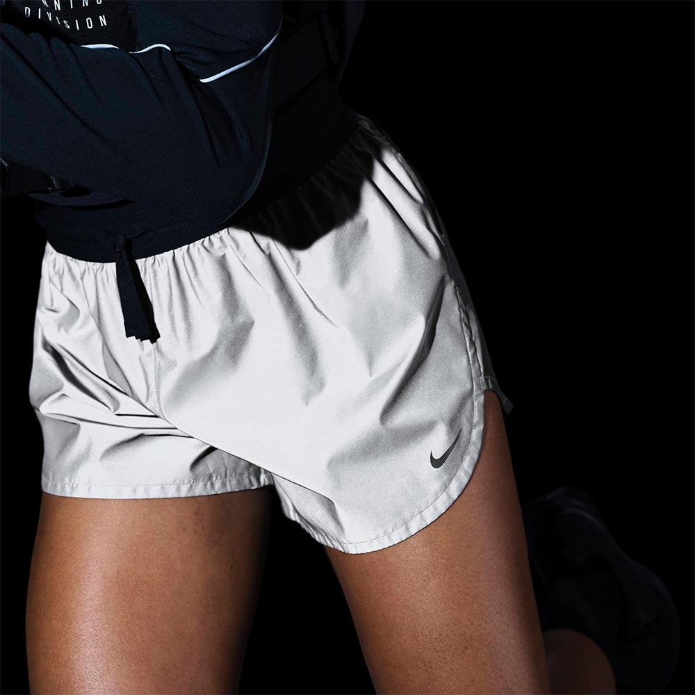 Nike Running Division 3'' Reflective Løpeshorts Dame Grå