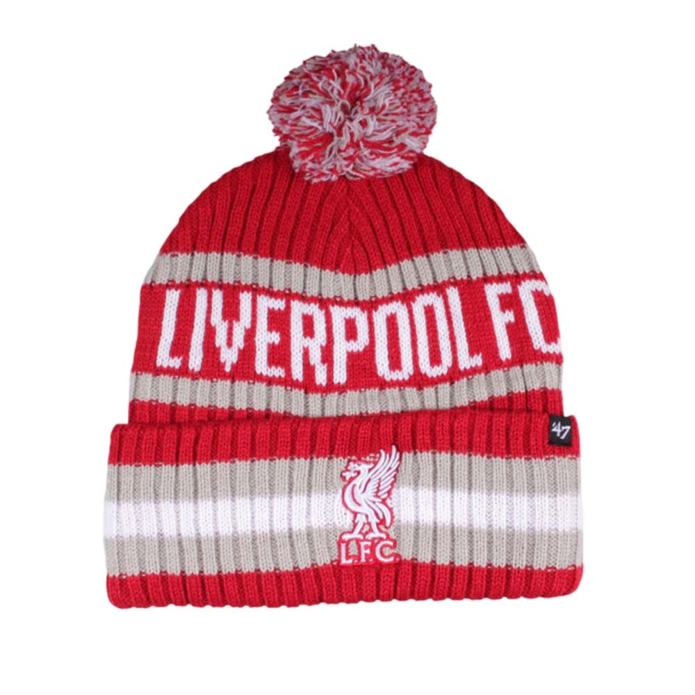 Official Product 47 Liverpool FC Cuff Knit Lue Rød/Hvit