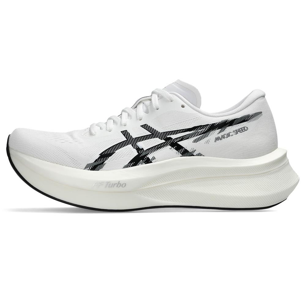 Asics Magic Speed 4 Joggesko Dame Hvit/Sort