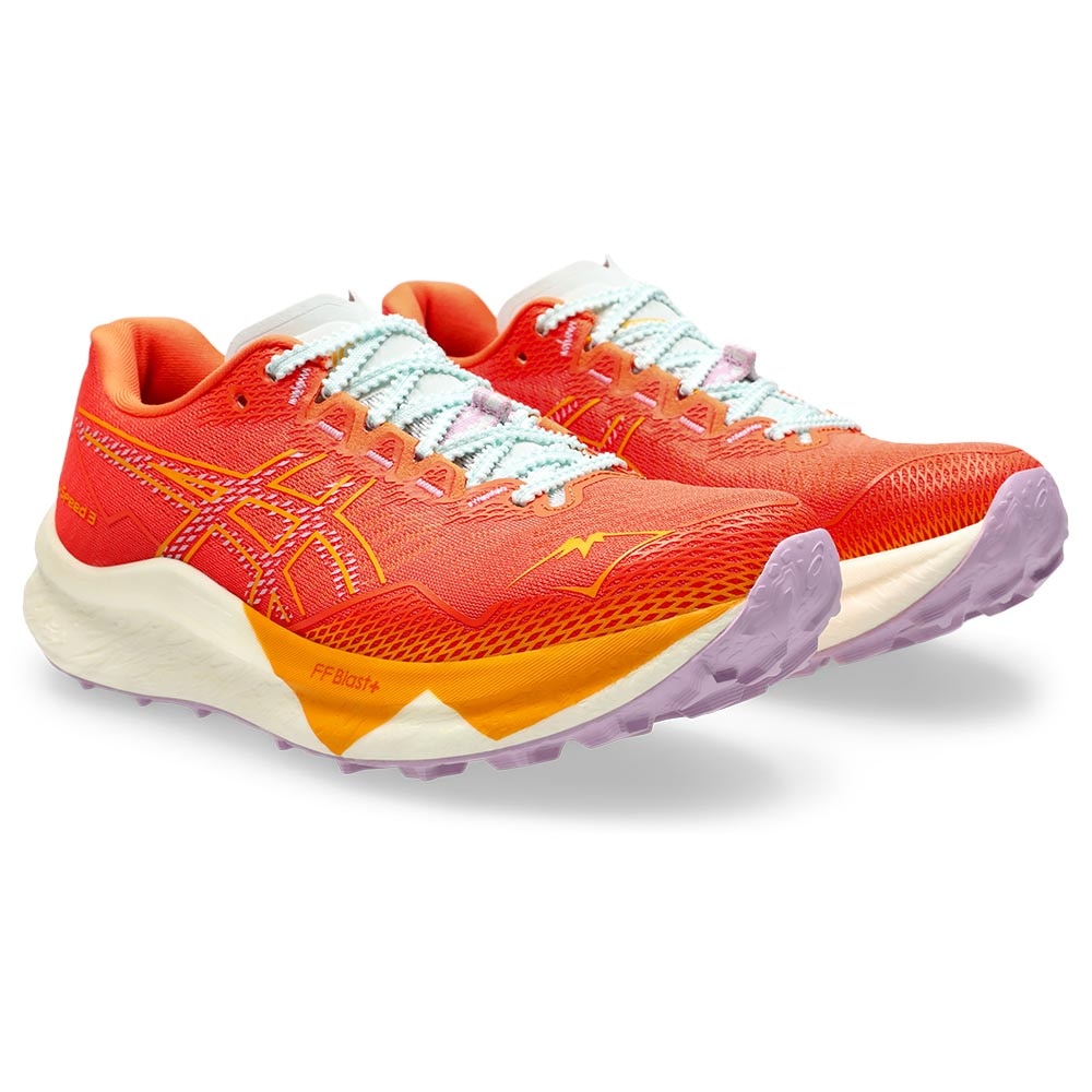 Asics Fujispeed 3 Joggesko Dame Rød/Lys Blå