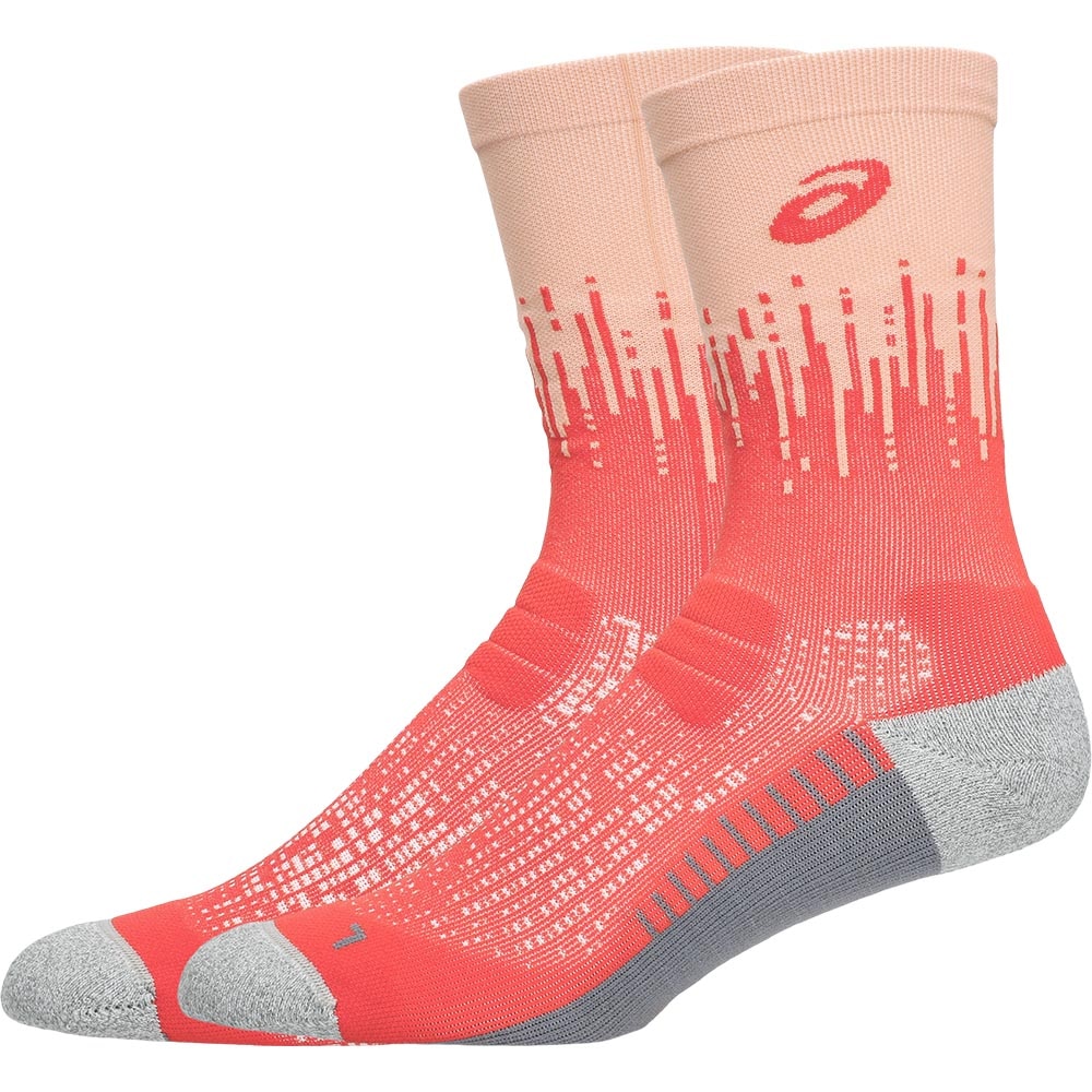 Asics Performance Run Sock Crew Rød/Oransje