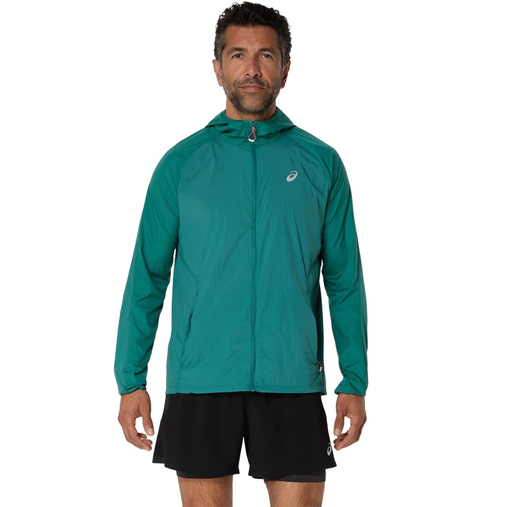 Asics Road Packable Løpejakke Herre Blå