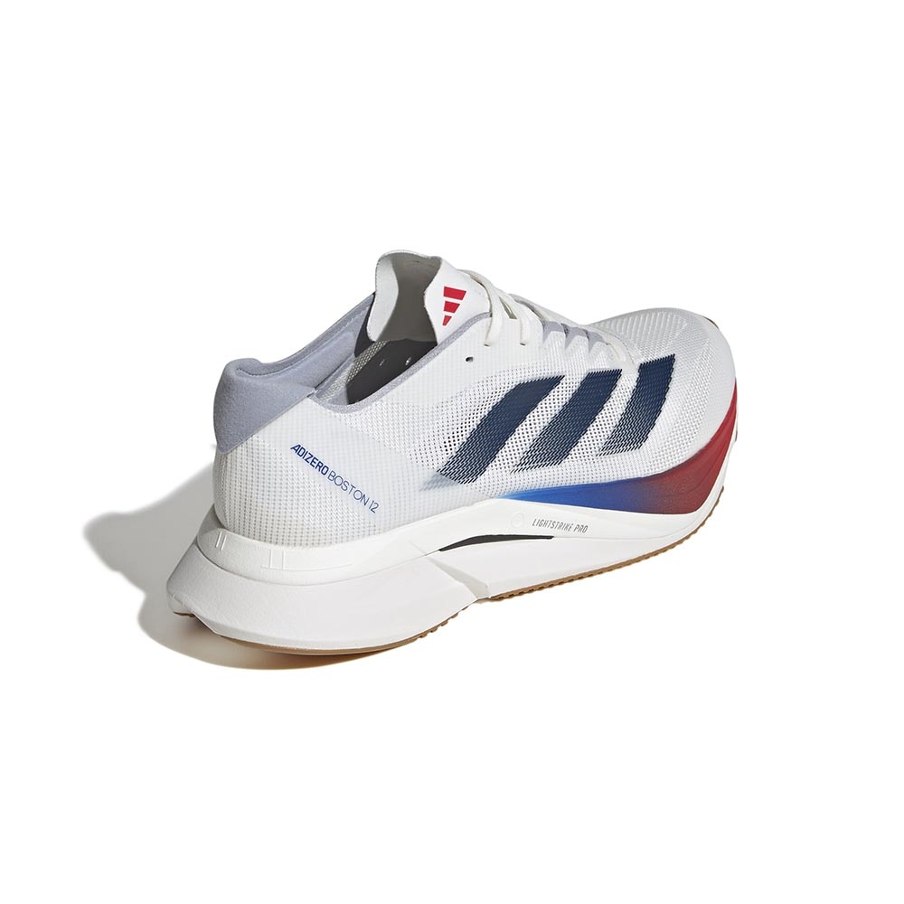 Adidas Adizero Boston 12 Joggesko Herre Hvit/Blå/Rød