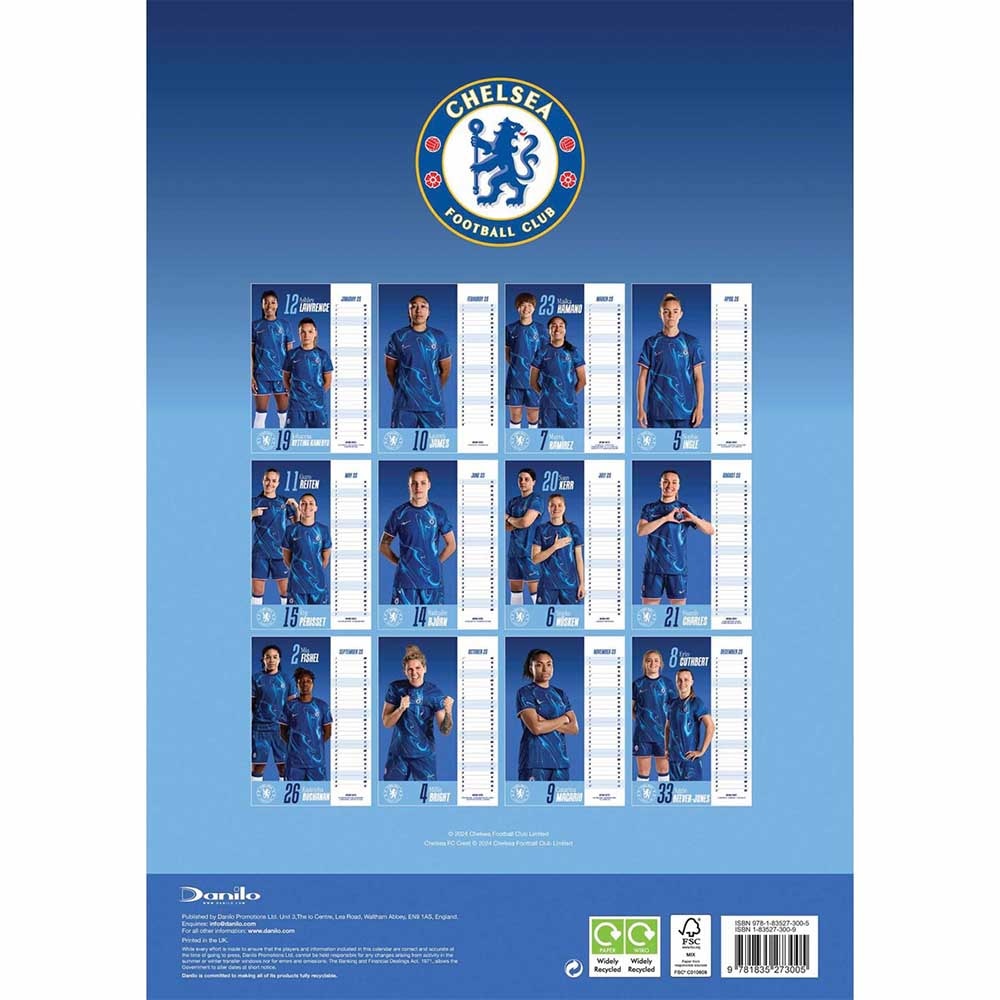 Official Product Chelsea Damer Kalender 2025