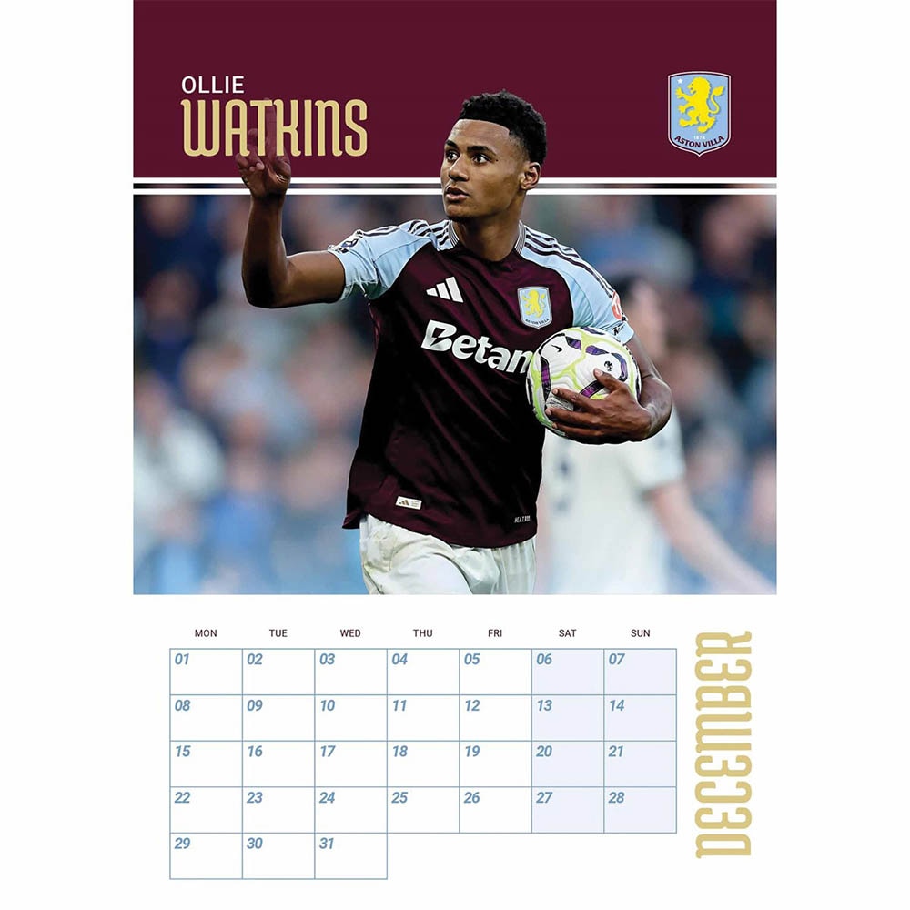 Official Product Aston Villa Kalender 2025