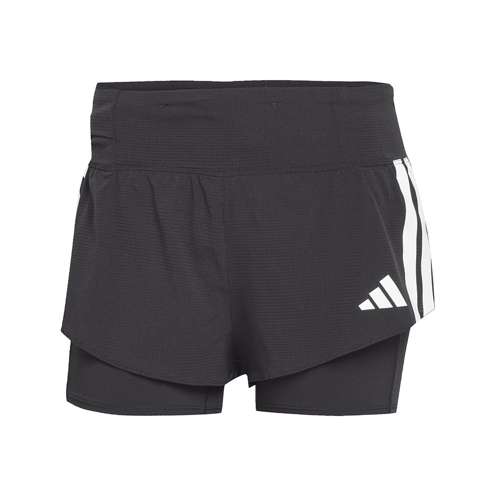 Adidas Adizero Running 2in1 Gel-Pocket Løpeshorts Dame Sort