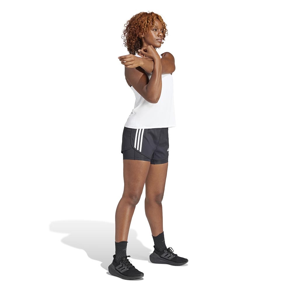 Adidas Adizero Essentials Tank Dame Hvit