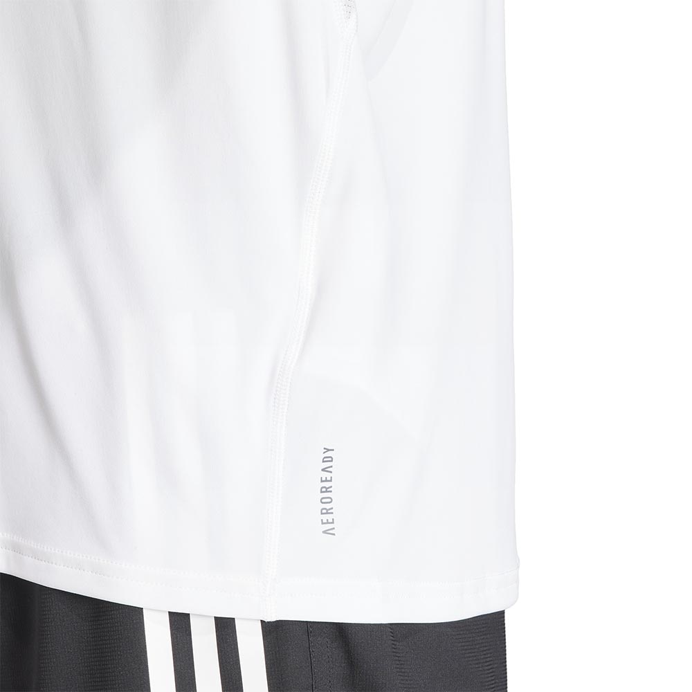 Adidas Adizero Essentials Kortermet Trøye Herre Hvit