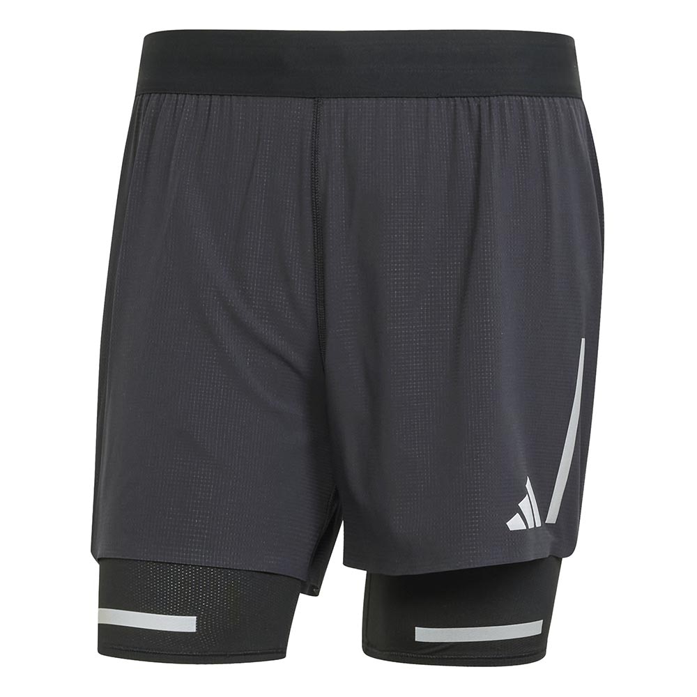 Adidas Ultimate Running Reflective 2in1 Løpeshorts Herre Sort