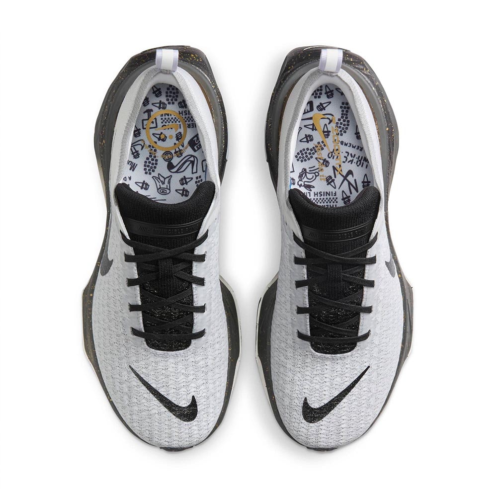 Nike ZoomX Invincible Run Flyknit 3 Joggesko Herre Grå/Sort/Gull