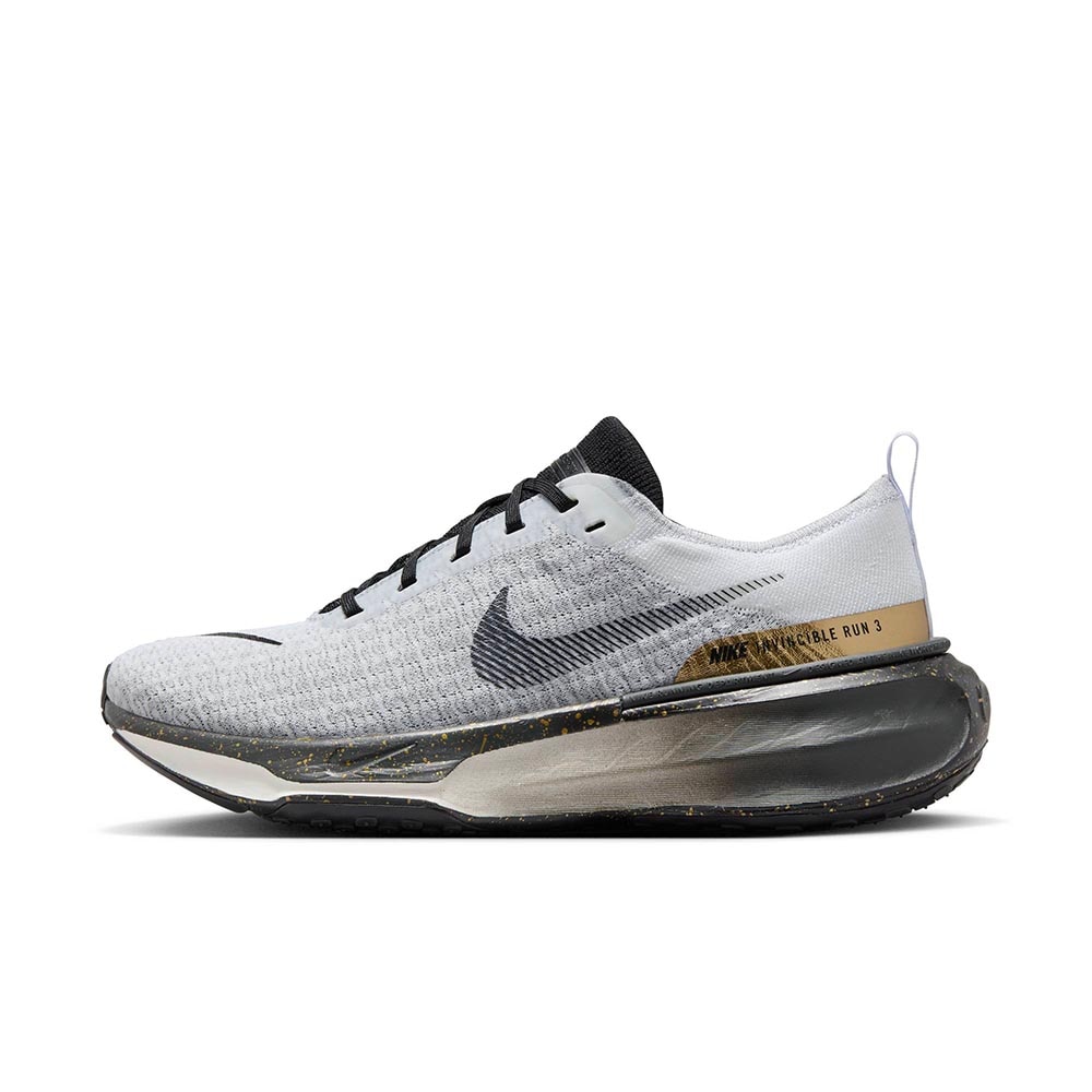 Nike ZoomX Invincible Run Flyknit 3 Joggesko Herre Grå/Sort/Gull