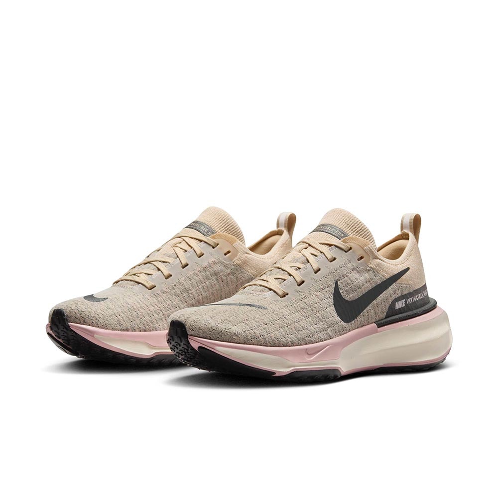 Nike ZoomX Invincible Run 3 Premium Joggesko Dame Rosa/Beige