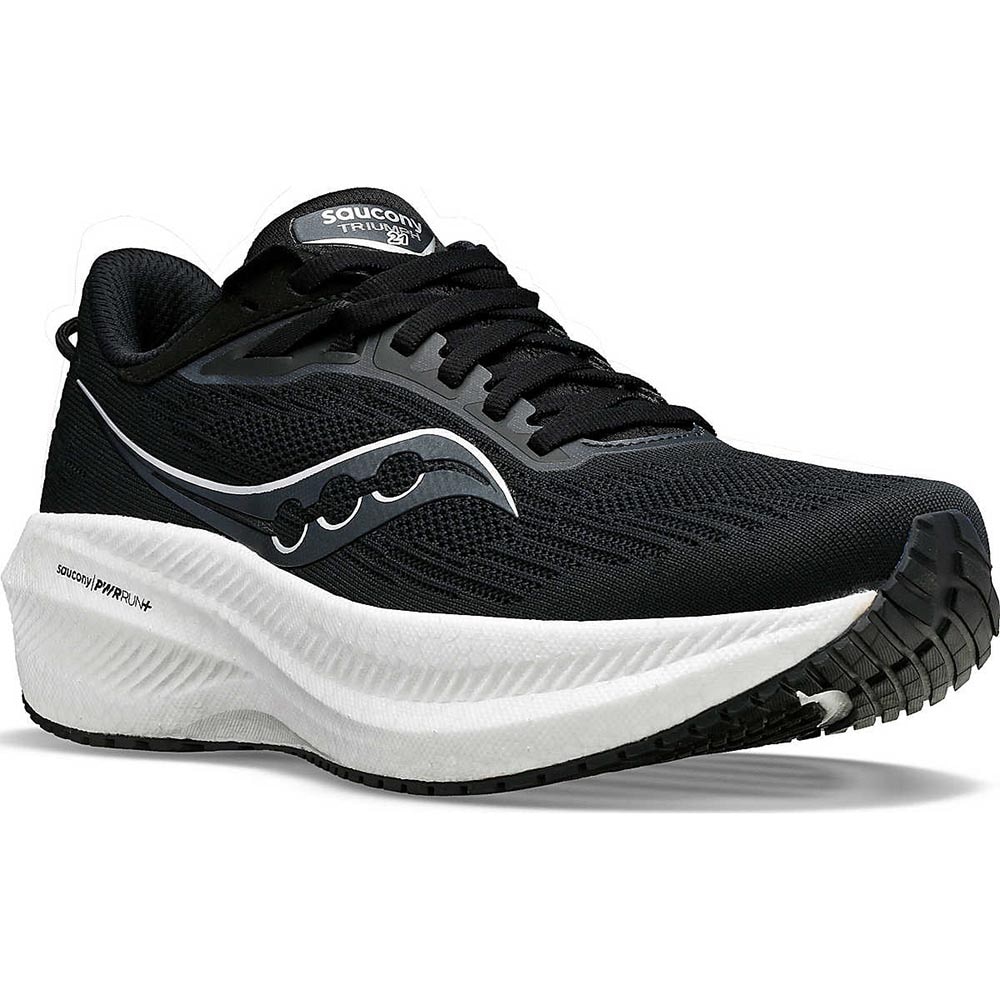 Saucony Triumph 21 Joggesko Herre Sort/Hvit