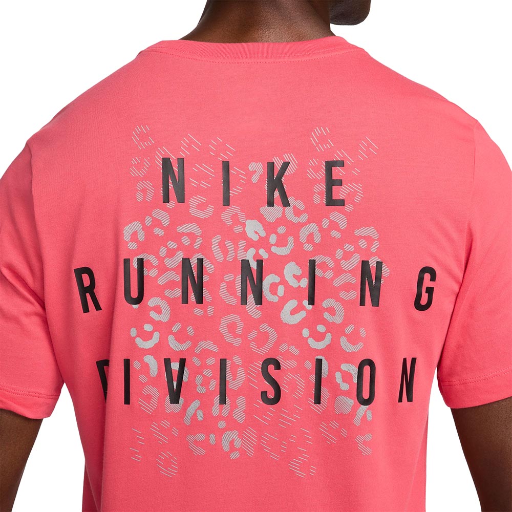 Nike Dri-Fit Running Division Kortermet Trøye Herre Rosa