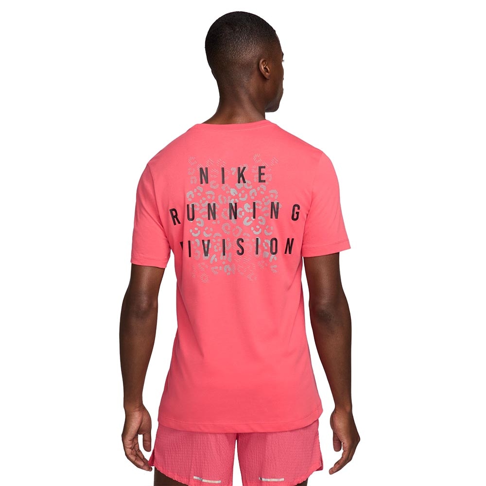 Nike Dri-Fit Running Division Kortermet Trøye Herre Rosa