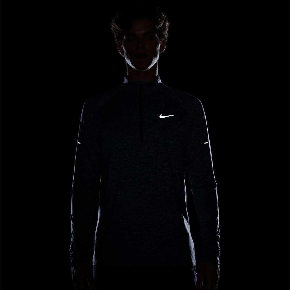 Nike Dri-Fit Stride Half-Zip Langermet Trøye Herre Blå/Grå