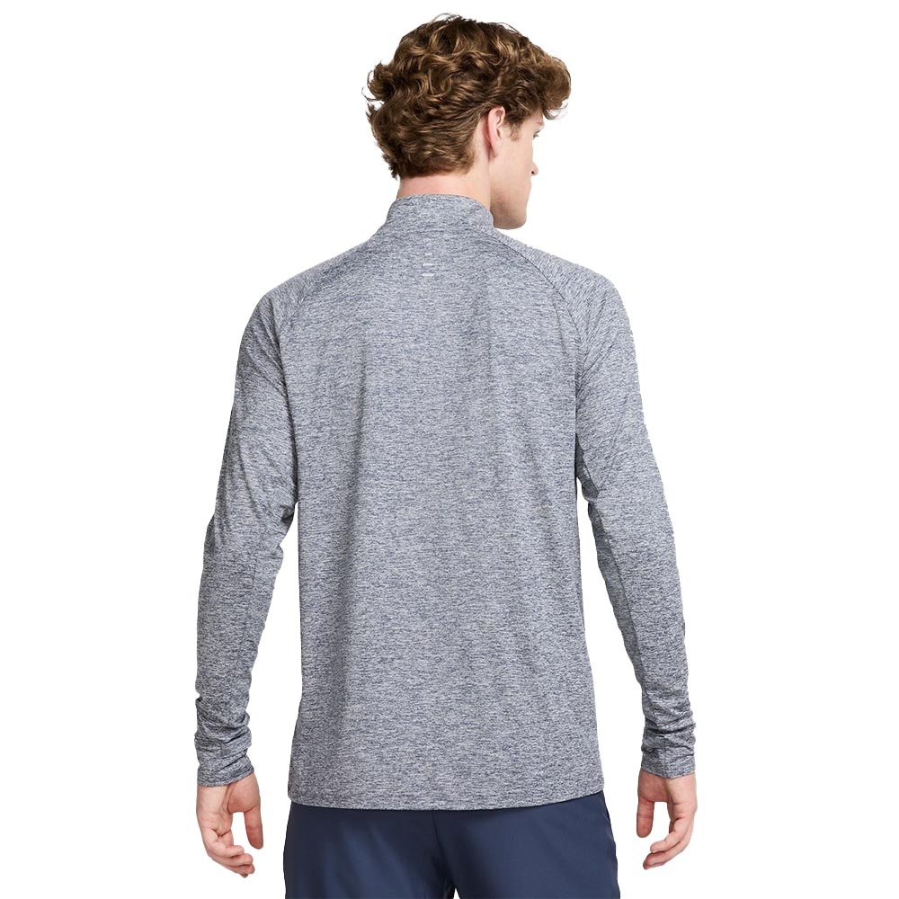 Nike Dri-Fit Stride Half-Zip Langermet Trøye Herre Blå/Grå