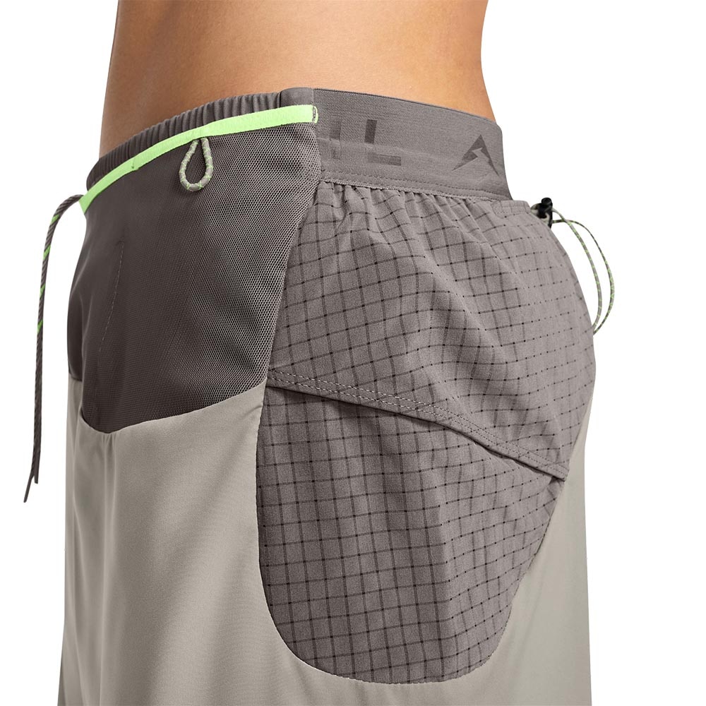 Nike Dri-Fit ADV Trail Second Sunrise Løpeshorts Herre Grå/Beige