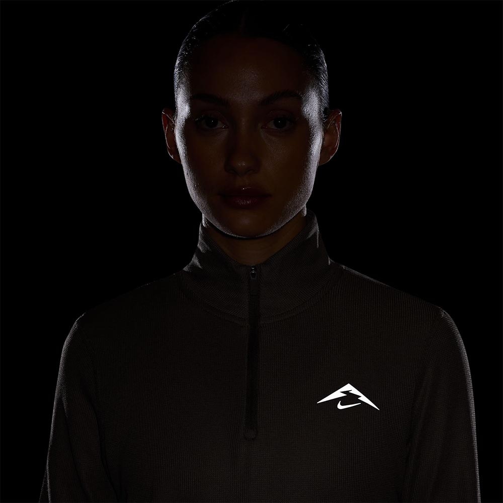 Nike Dri-Fit Trail Half-Zip Midlayer Dame Brun