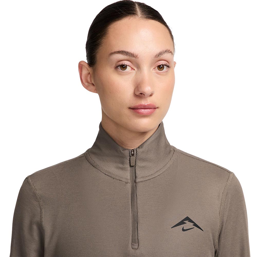 Nike Dri-Fit Trail Half-Zip Midlayer Dame Brun