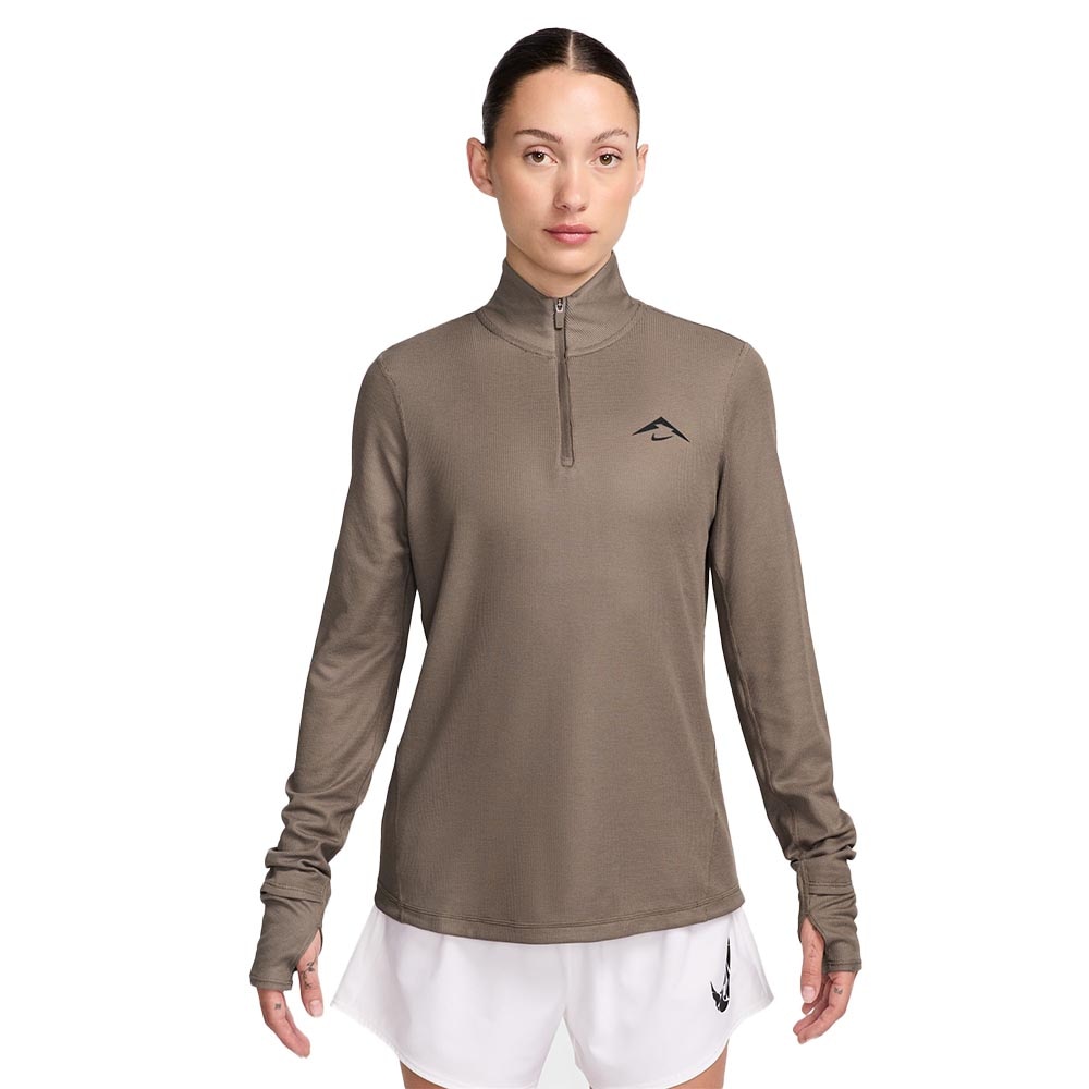 Nike Dri-Fit Trail Half-Zip Midlayer Dame Brun