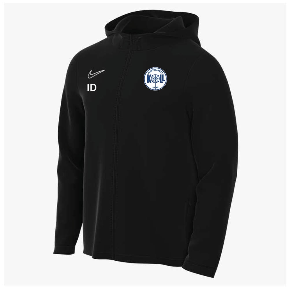 Nike Koll Fotball Regnjakke Barn Sort/Hvit