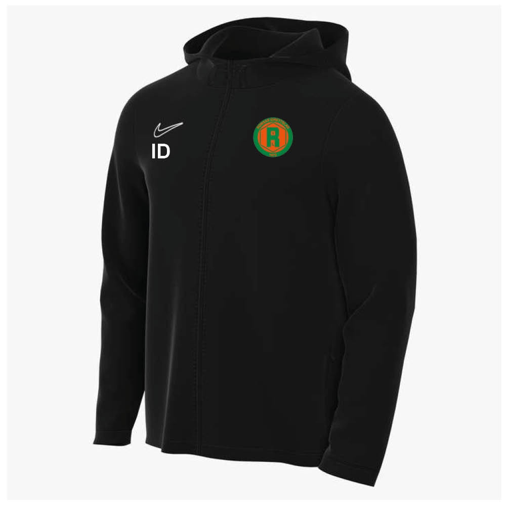 Nike Romsås Fotball Regnjakke Sort/Hvit