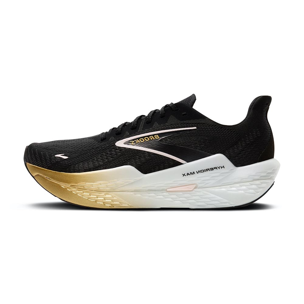 Brooks Hyperion Max 2 Joggesko Dame Sort/Gull