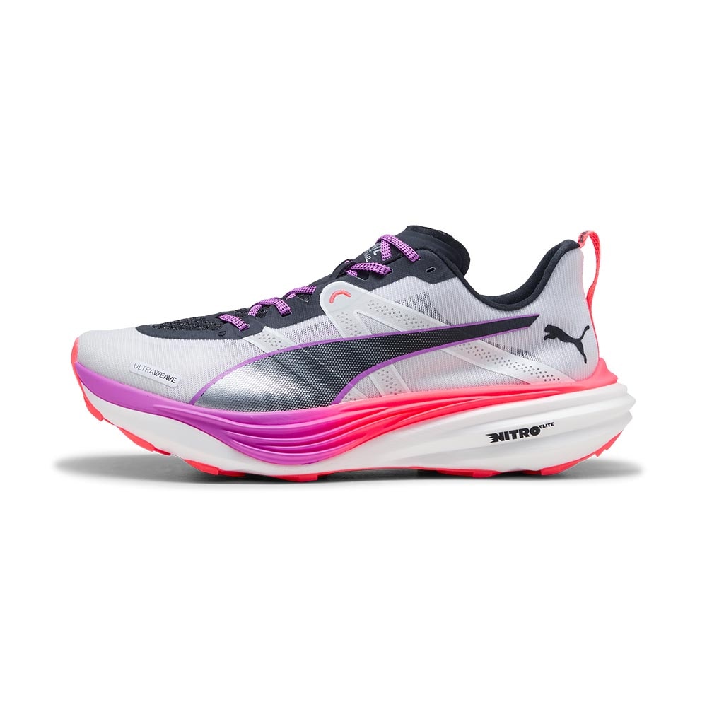 Puma Deviate Nitro Elite Trail Joggesko Herre Hvit/Sort/Lilla