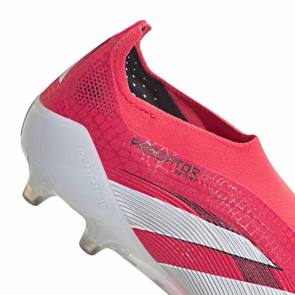 Adidas Predator Elite AG Laceless Fotballsko Pure Victory