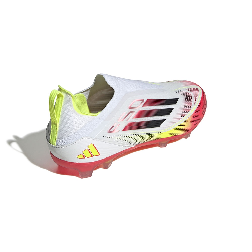 Adidas F50 Elite Laceless FG Fotballsko Barn Pure Victory