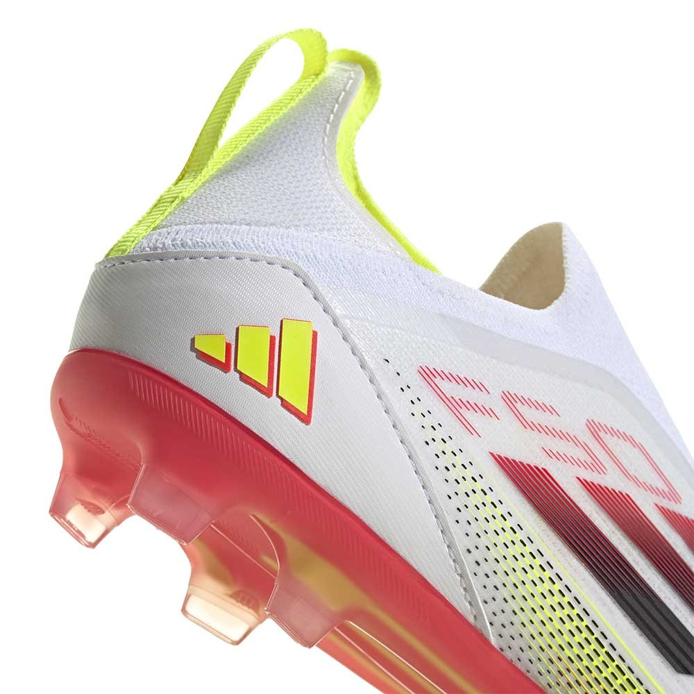 Adidas F50 Elite Laceless FG Fotballsko Barn Pure Victory