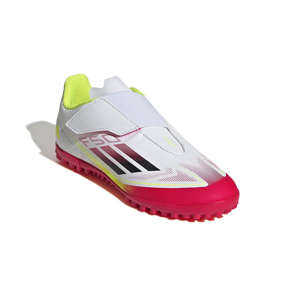 Adidas F50 Club TF Laceless Fotballsko Barn Pure Victory