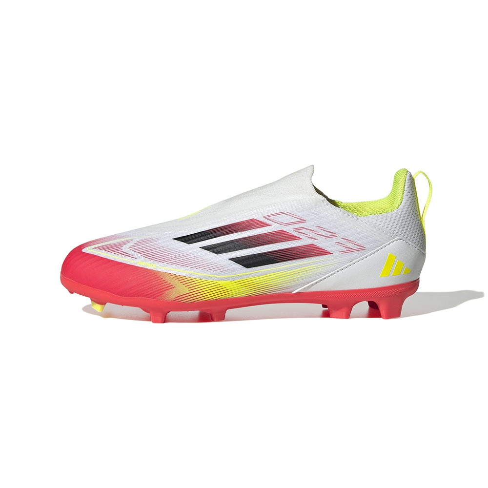 Adidas F50 League Laceless FG/MG Fotballsko Barn Pure Victory